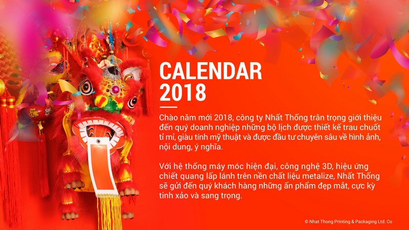 Lịch tết Mậu Tuất 2018 lịch bloc NT